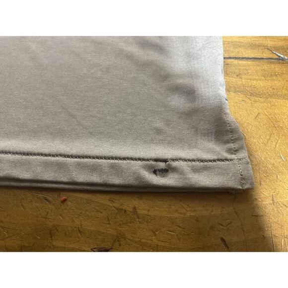 Rafter C Shirt Mens Size Medium Solid Grey Performance Golf Polo - Picture 2 of 8